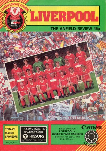 Match programme